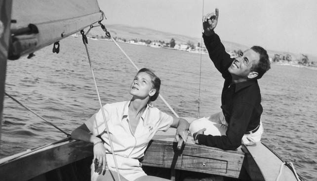 Хамфри Богарт и Лорен Бэколл на «Альбатросе». 1944 г.