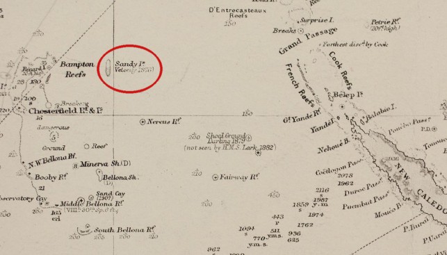 Карта Британского Адмиралтейства 1908 года