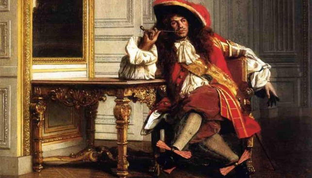 Моряк и капер Жан Бар не смог расстаться с трубкой даже на аудиенции у короля Людовика XIV. Картина Жан-Леона Жерома. Собрание Лувра