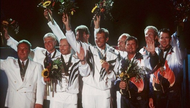 Экипаж российского «Солинга» стал серебряным на Олимпиде в Атланте. 1996 г.