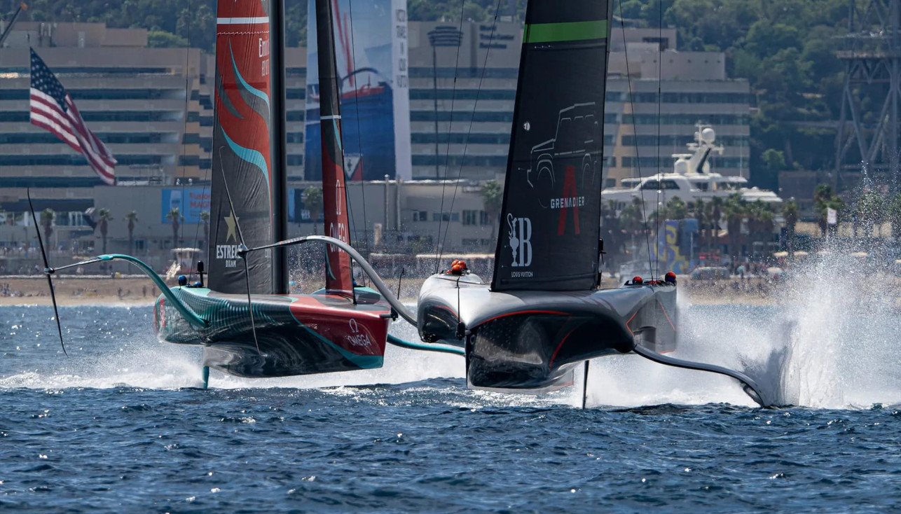37th America's Cup. Погода смилостивилась, и лодки полетели