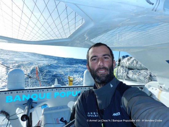 Vendee Globe: Армель Ле-Кле достиг мыса Горн