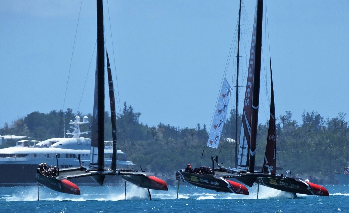 America's Cup, день 2: американцы шокированы результатами