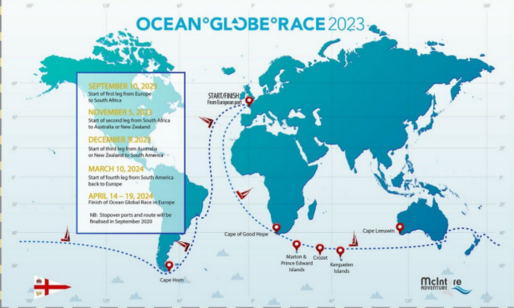 Маршрут Ocean Globe Race