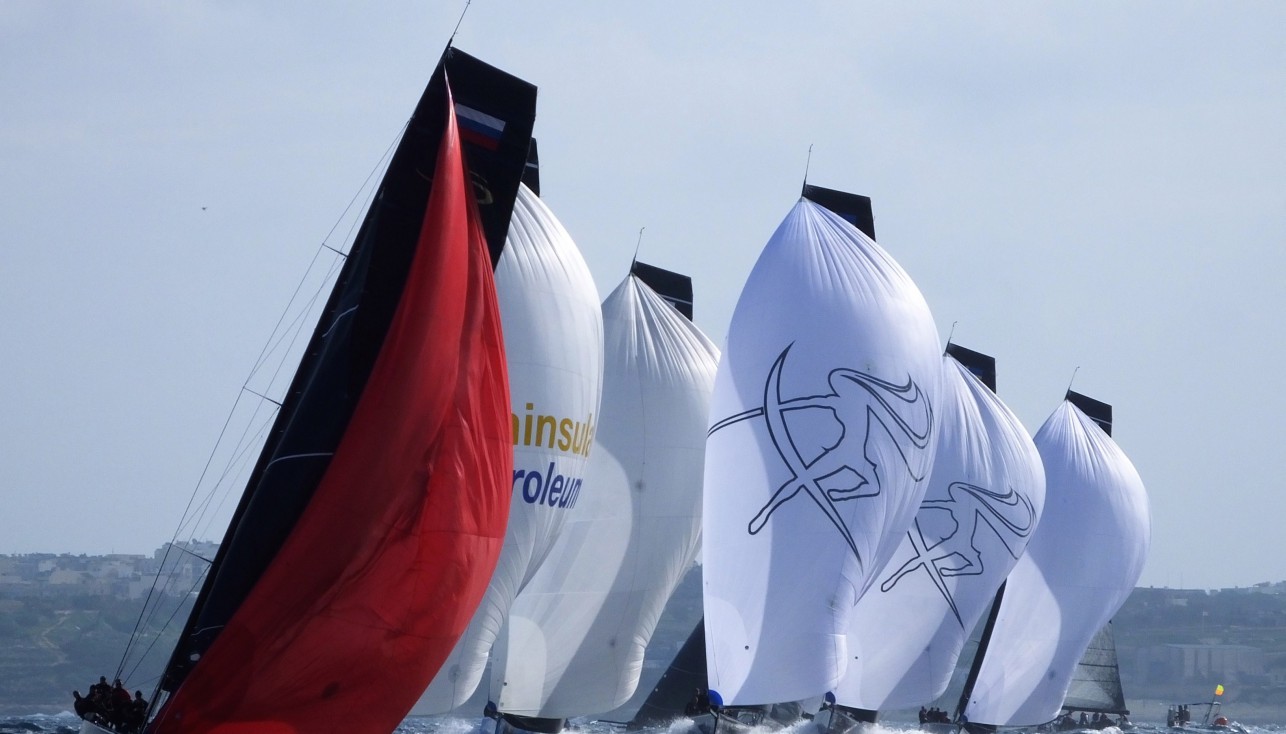 RC44 Valletta Cup. Гонки флота