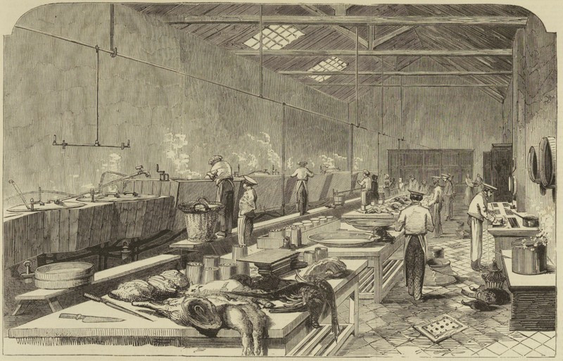 Приготовление солонины в XVIII веке