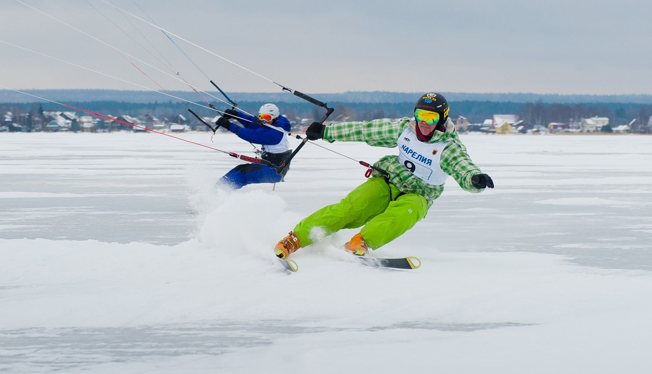 В Карелии завершился этап Кубка России по сноукайтингу