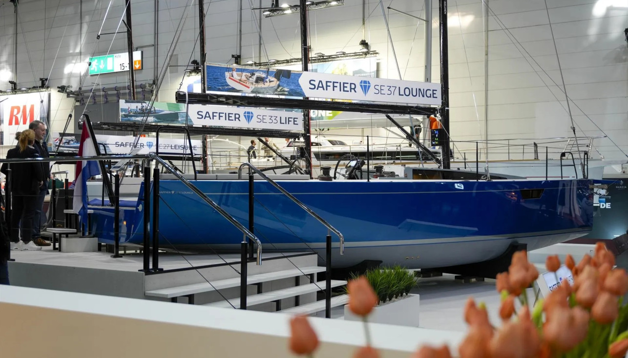 Saffier Yachts stand at Düsseldorf