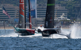 37th America's Cup. Погода смилостивилась, и лодки полетели