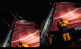 Volvo Ocean Race. Лидер сходит с дистанции