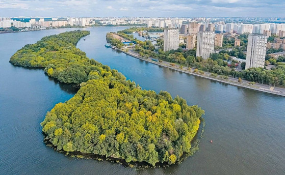 Есть в затоне остров…