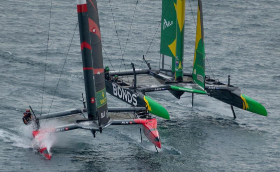 SailGP. На озере, по озеру, у озера
