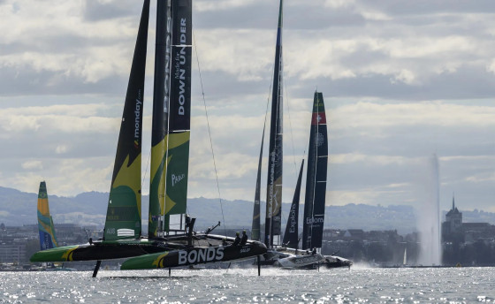 SailGP. На Женевском озере