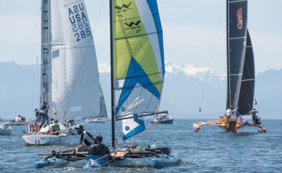 Гребцы оказались быстрее яхтсменов!