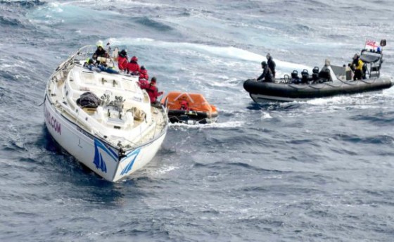 Экипаж яхты Clyde Challenger спасен