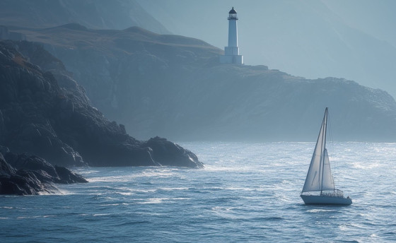 Парус в горах