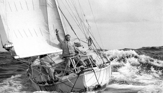 Вот так в 1969-м финишировал Робин Нокс-Джонстон