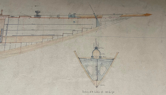 Фрагменты чертежей Уильяма Файфа III