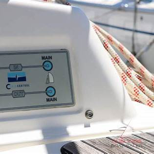 Пиктограмма/табличка C-TRIM/Trim Control грота на панели управления