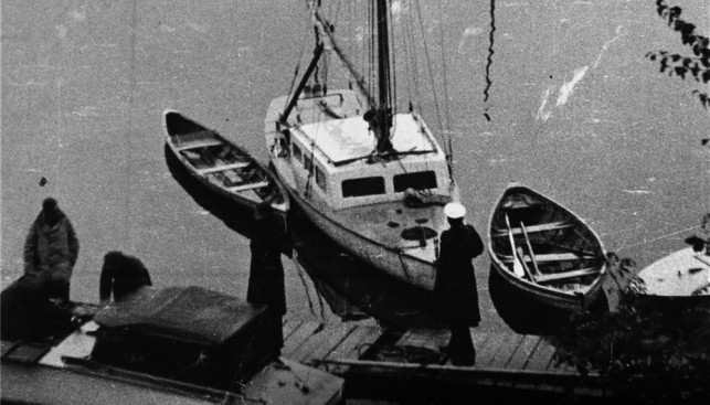 1937 г. Первый чемпион Москвы яхта «Трильби»