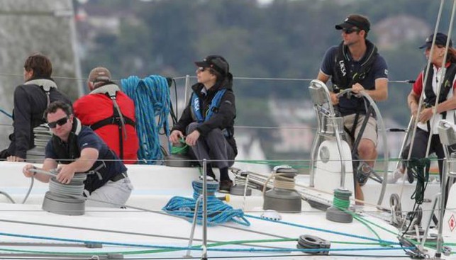 Во время Август 2014 Cowes Week Ее Королевское Высочество вошла в экипаж яхты Albatros (Farr 65). Август 2014 г.