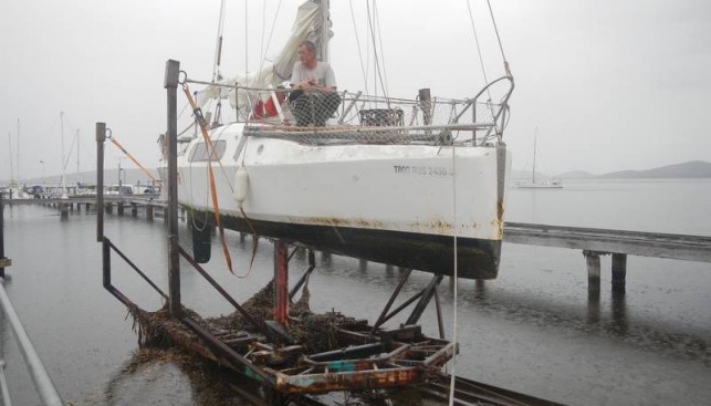 В Австралии яхту было решено почистить