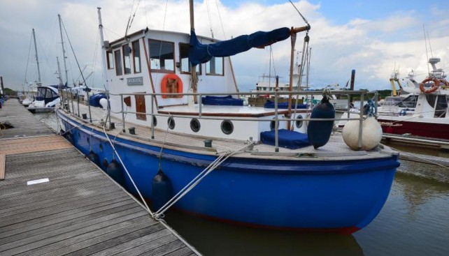 Яхта сэра Пола МакКартни «Барнеби Радж» выставлена на продажу. Июнь 2014 г.