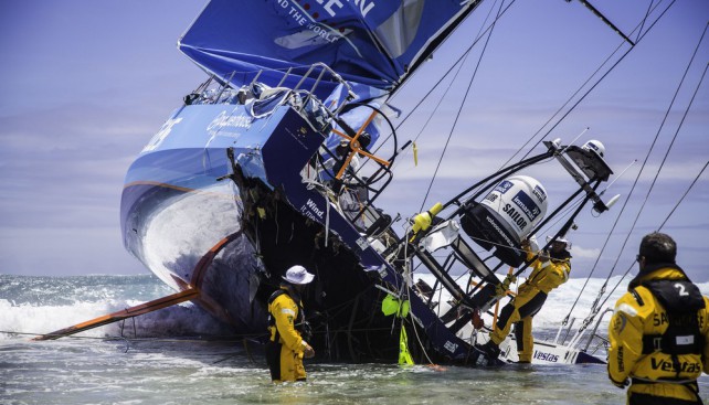 Team Vestas на мели