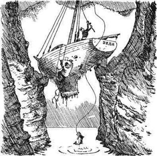 Иллюстрация К. Ротова к «Приключениям капитана Врунгеля»