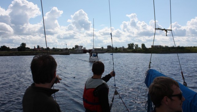 Выход в Белое море из Беломоро-Балтийского канала
