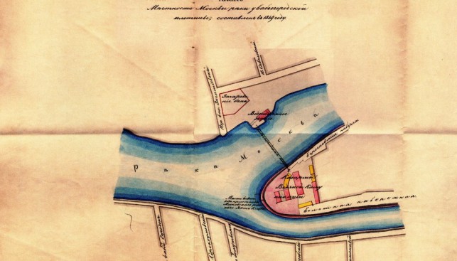 План пристани. 1869 г.