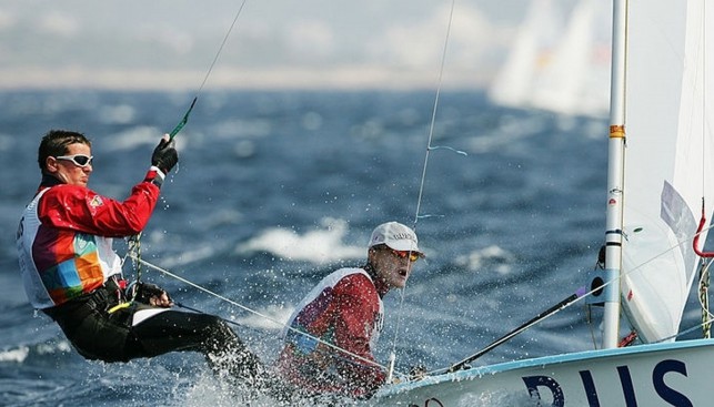 Дмитрий Березкин и Михаил Крутиков на олимпийской воде Афин. 2004 г.