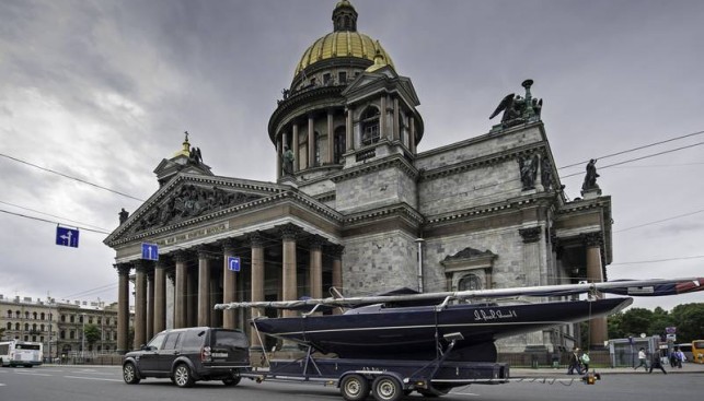 Маневры у Исаакиевского собора