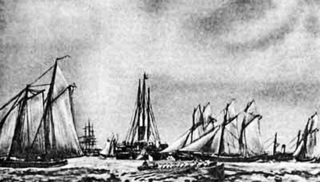 Первая гонка яхт в России, состоявшаяся 8 июля 1847 года