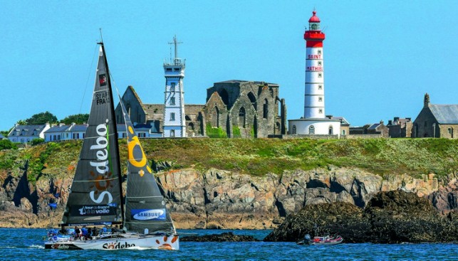 В Бретани можно встретить много яхтсменов на океанских лодках