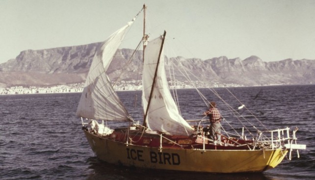 В таком виде яхта прибыла в Кейптаун: потрепанная, но не побежденная. 1973 г.
