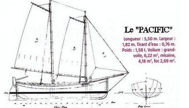 Pasific был первой яхтой, построенной под конкретный маршрут, такого в малом судостроении не было