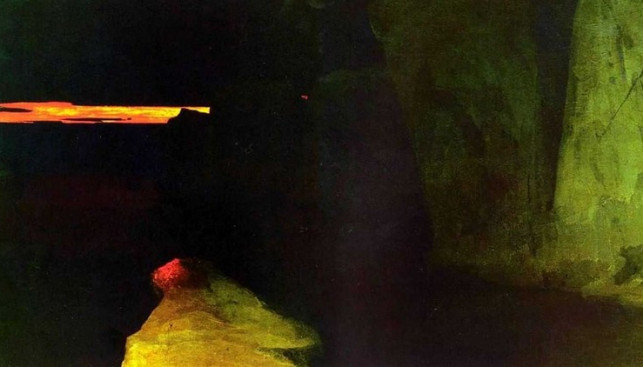 Августовская ночь в Северном Ледовитом океане. 1913 г.