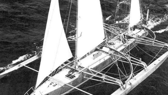 Pen Duick IV в море. 1969 г.