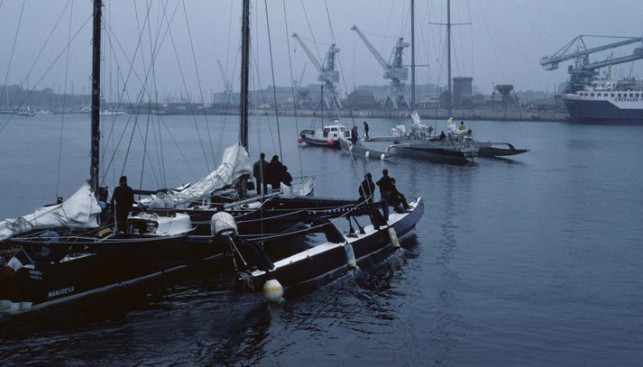 Тримаран Manureva в Сен-Мало, 1978 г.
