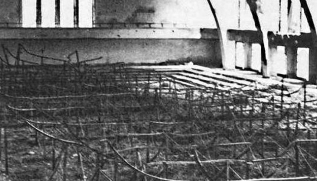 Музей после пожара, происшедшего в ночь с 31 мая на 1 июня 1944 г.