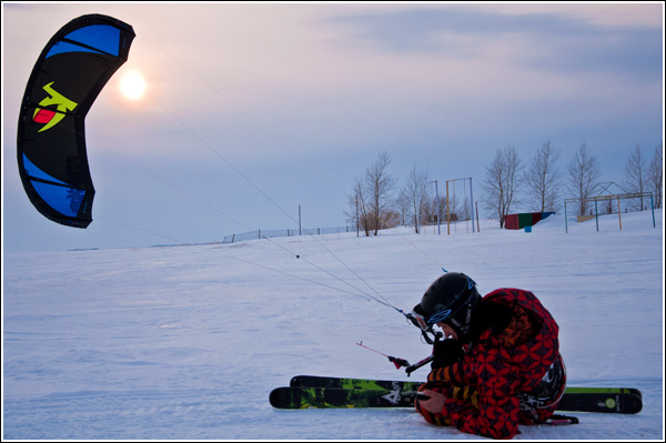 Snowkiting